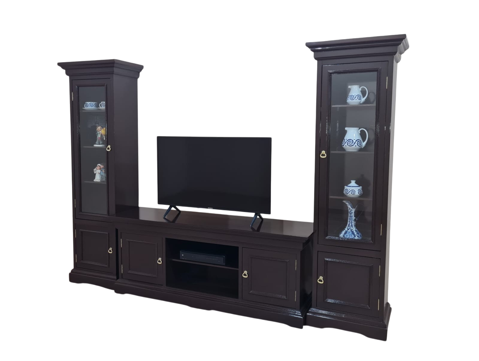 Vitrinas Curios con Mueble de TV Curio