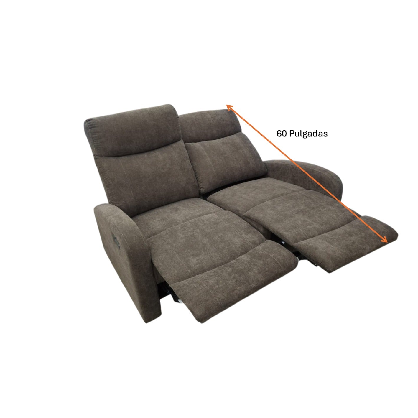 Juego de Sala Reclinable 6PTS 3+2+1 Nocecentro Brown
