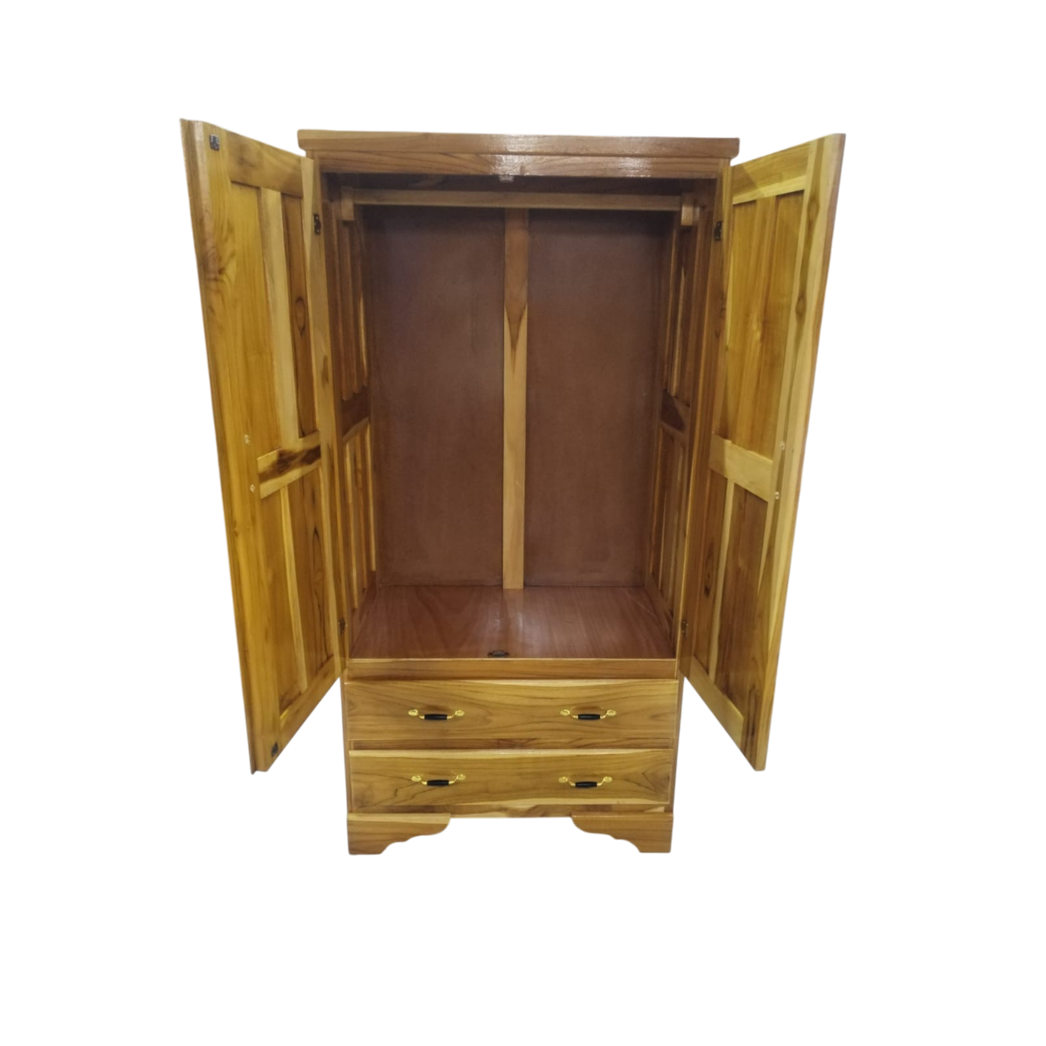 Closet Ropero Teca 2 Puertas 2 Gavetas