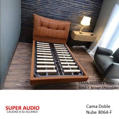 CAMA-02DOBLE Nube 8064-F Brown Chocolate