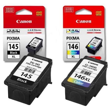Tintas Set Canon 145XL + 146XL