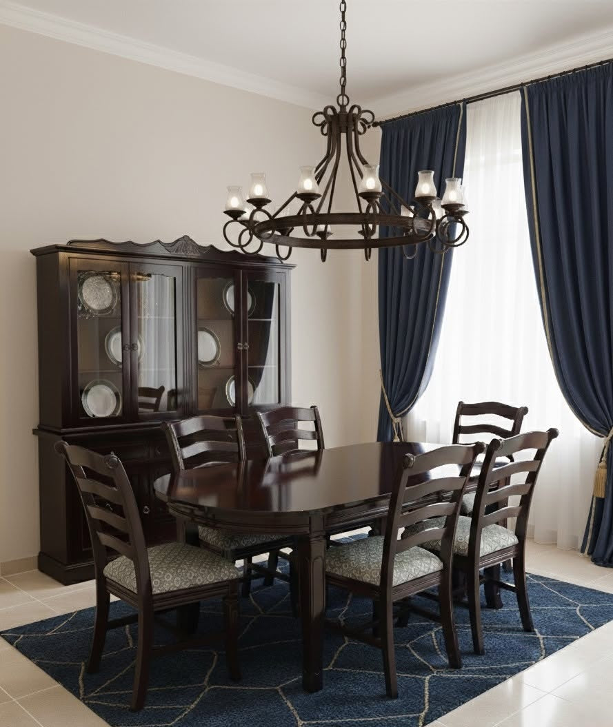 Comedor 6PTS Mesa Florencia 6S con Sillas Londres