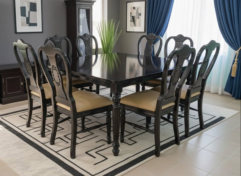 Comedor 8PTS Mesa Praga Cuadrado 8S Cuadrada Sillas Venecia