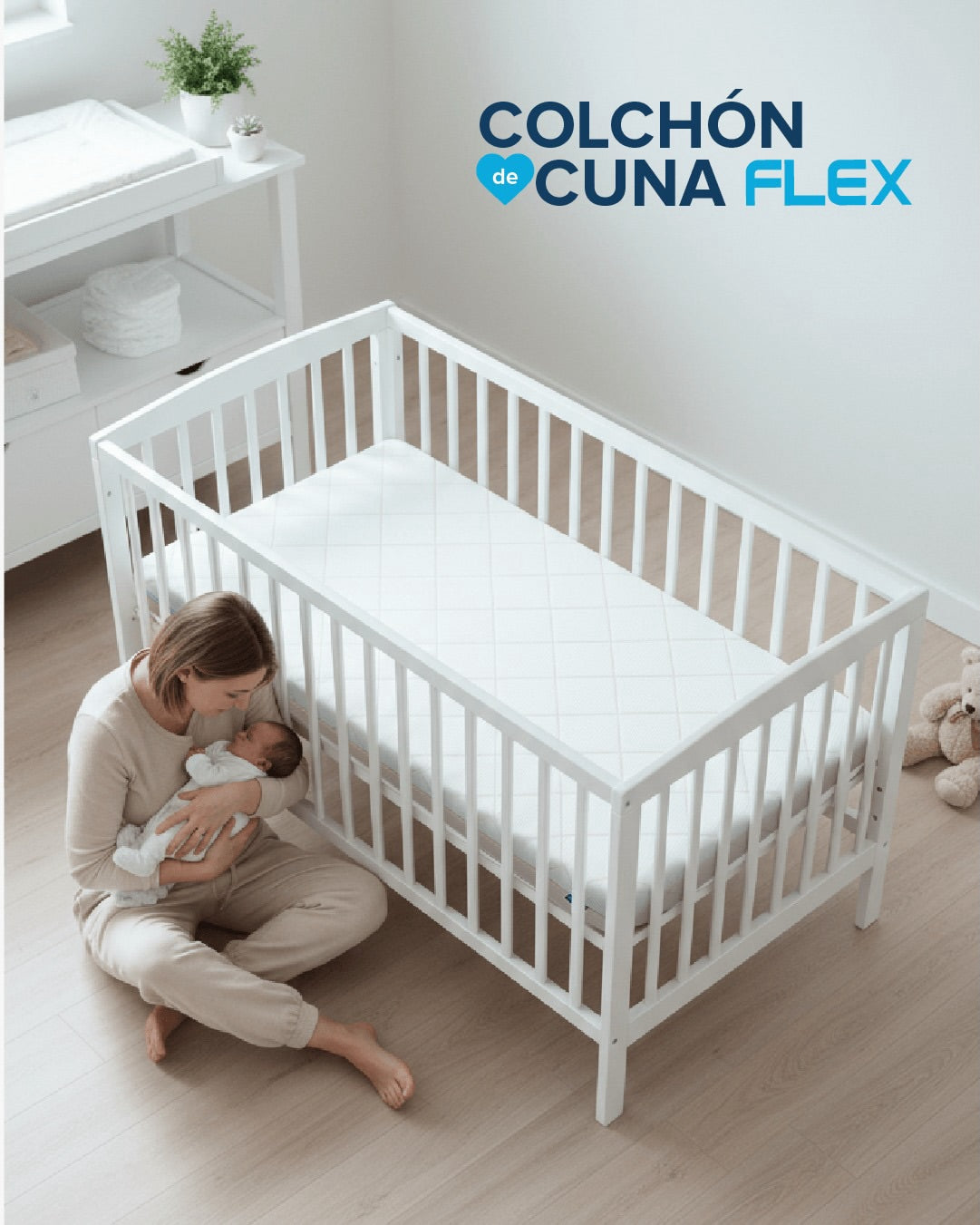 Colchon Cuna Flex Al Vacio