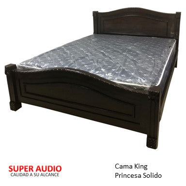 CAMA-04KING Princesa LG Nogal