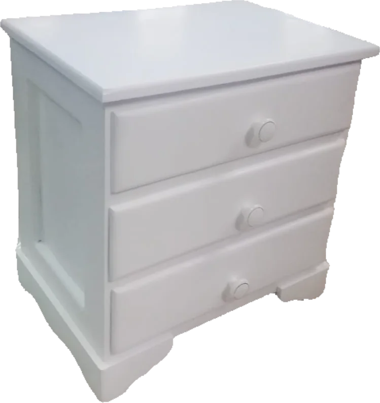 Mesa de Noche Monaco Blanca