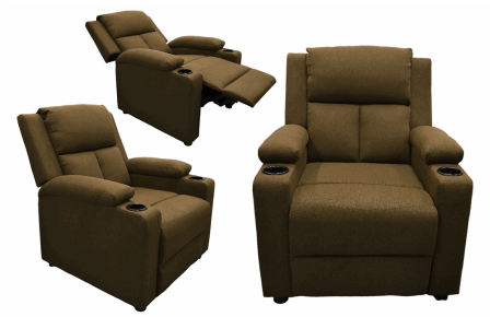 Sillon Reclinable Koala BCHA-POL-02DRBR Chocolate