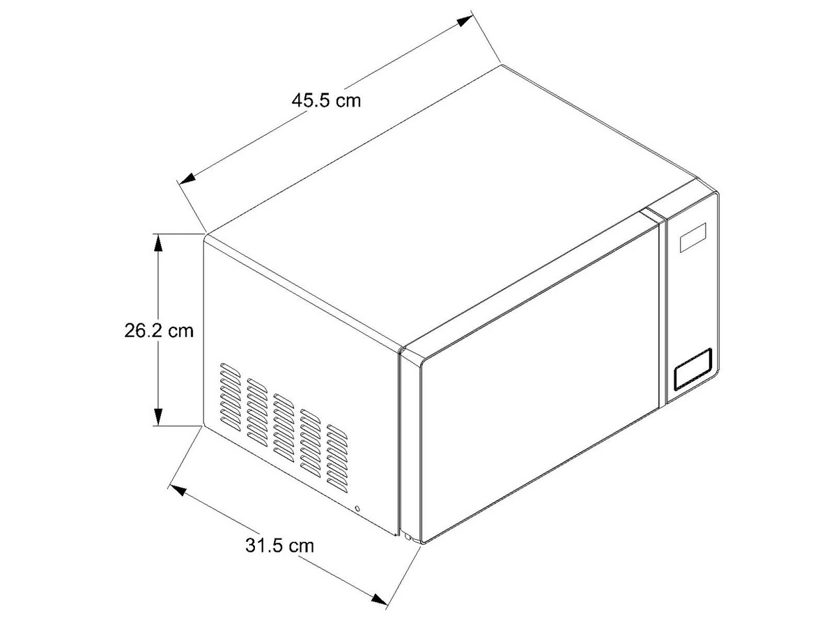 Microonda 0.7 P3 WM1807W Whirlpool Blanco