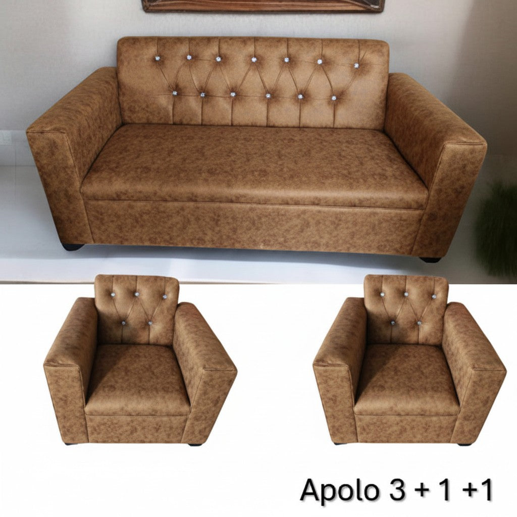 Juego de Sala 5 PTS 3+1+1 Apolo