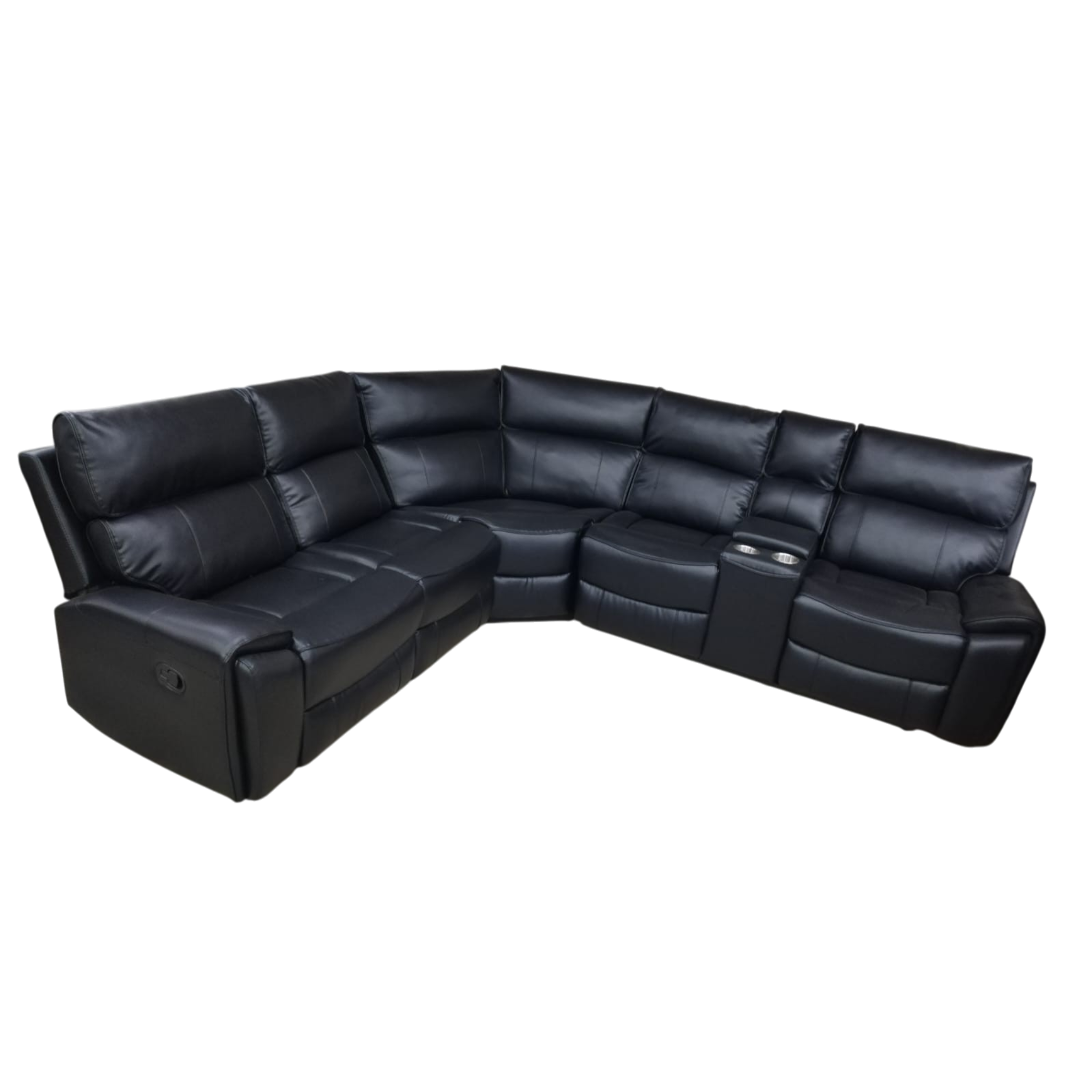 Juego de Sala L Reclinable David Black
