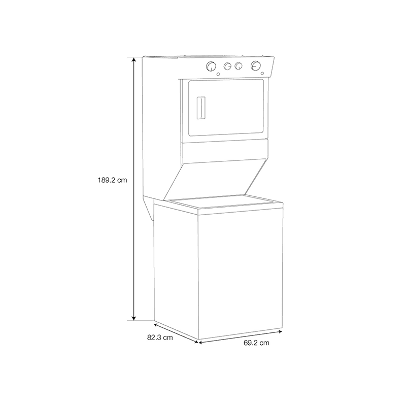 Centro de Lavado Electrico 7MWET4027HW Whirlpool