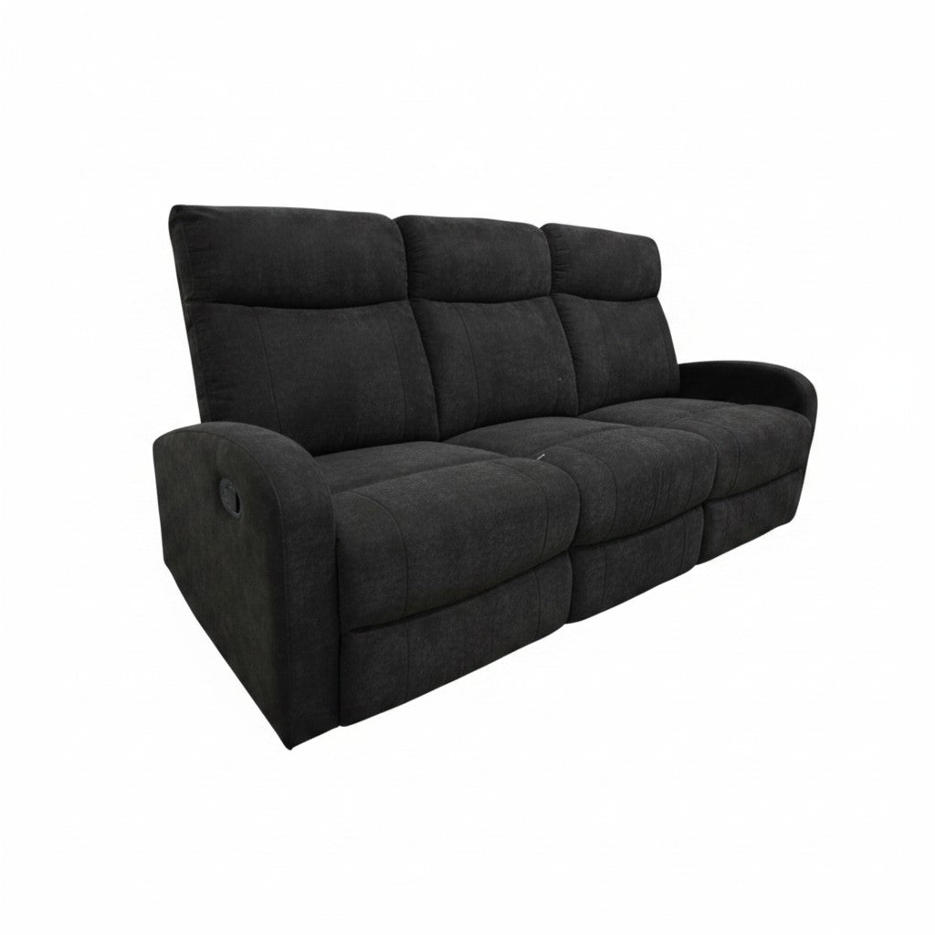Juego de Sala Reclinable 6PTS 3+2+1 Nocecentro Negro