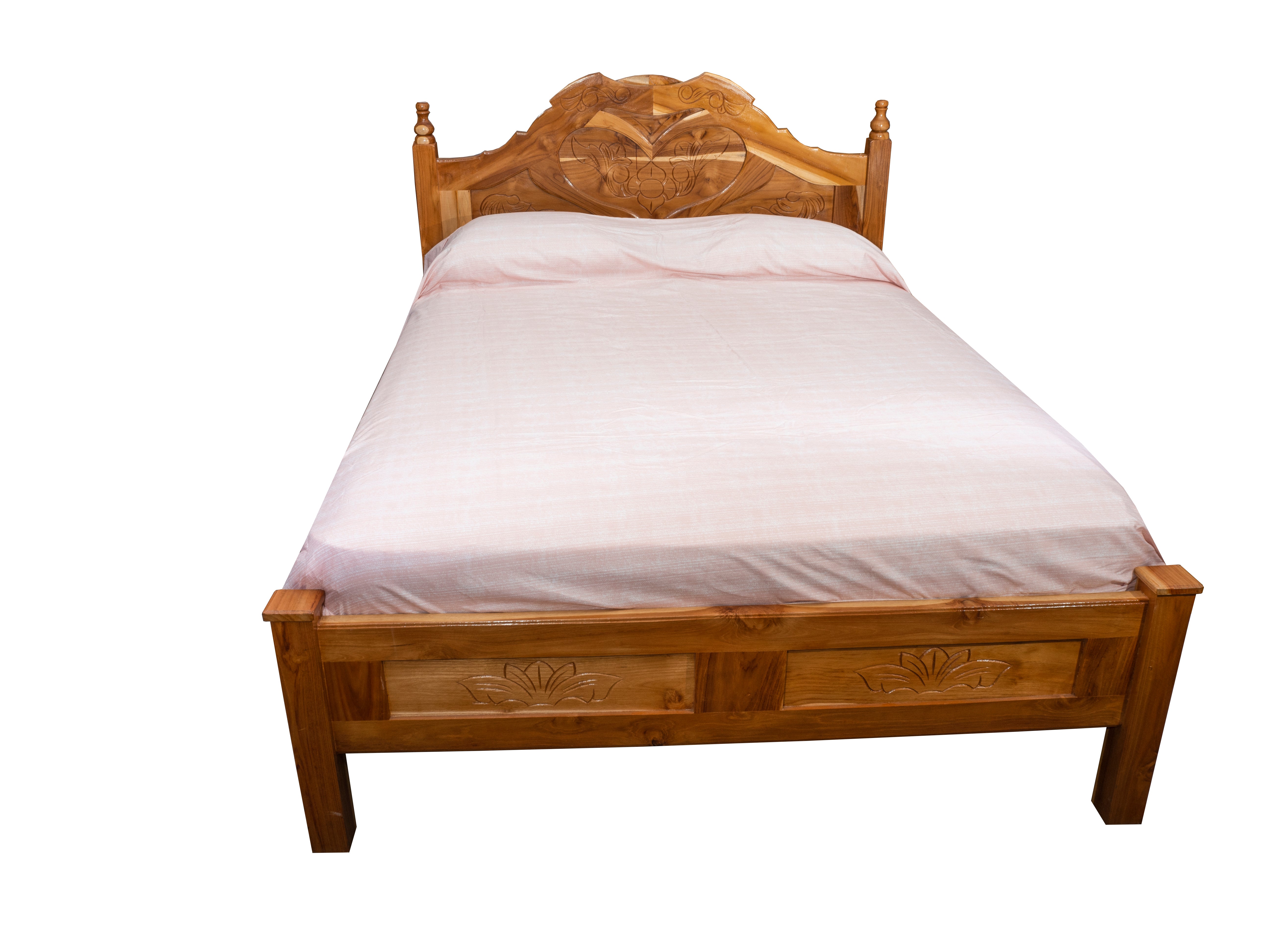 Cama Teca CAMA-03QUEEN-00TECA CORAZON QUEEN