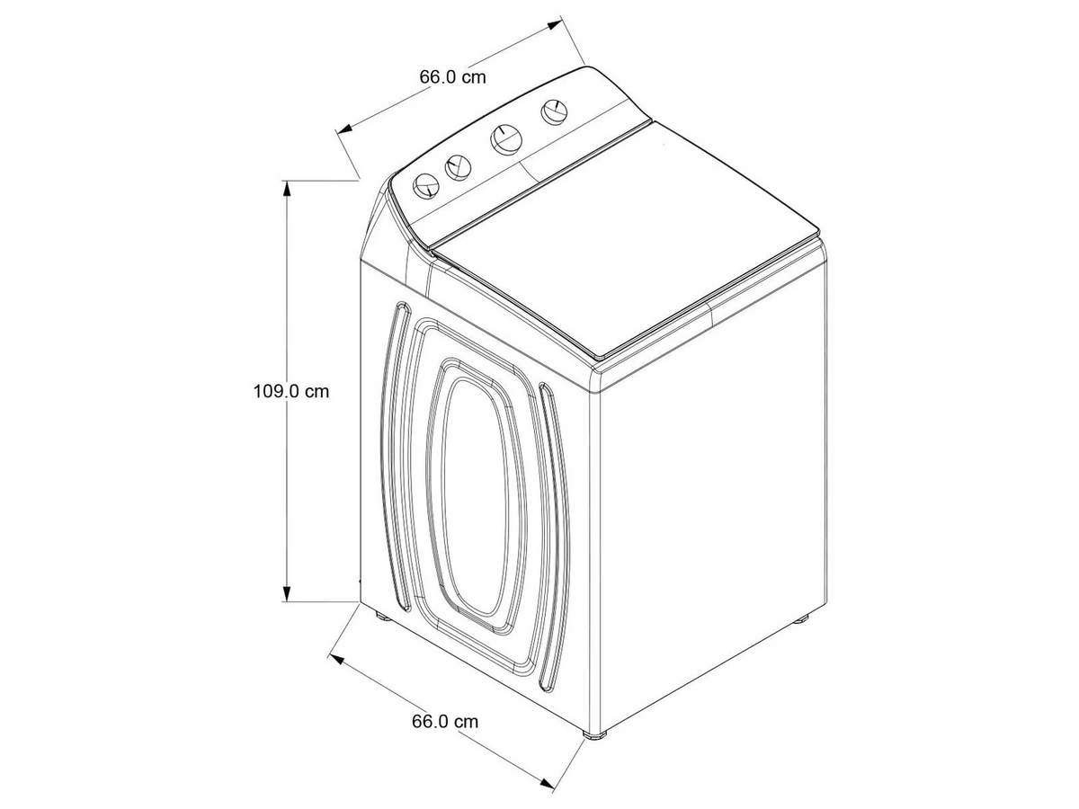 Lavadora AUTO 22 KG 8MWTW2224MPM Whirlpool
