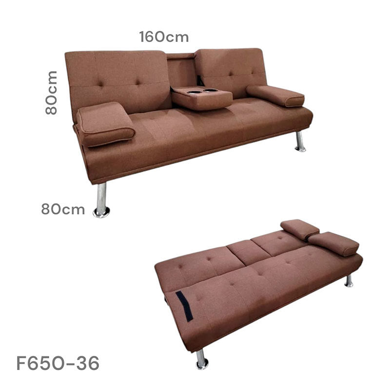 Sofa Cama Kami JR F650-36 Light Brown