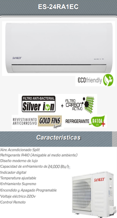 Aire Split 24K ES-24RA1EC Sankey