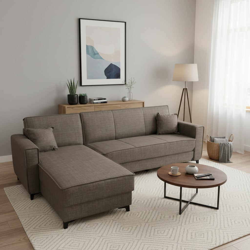 Sofa Cama L Aris Kaky 62-3002