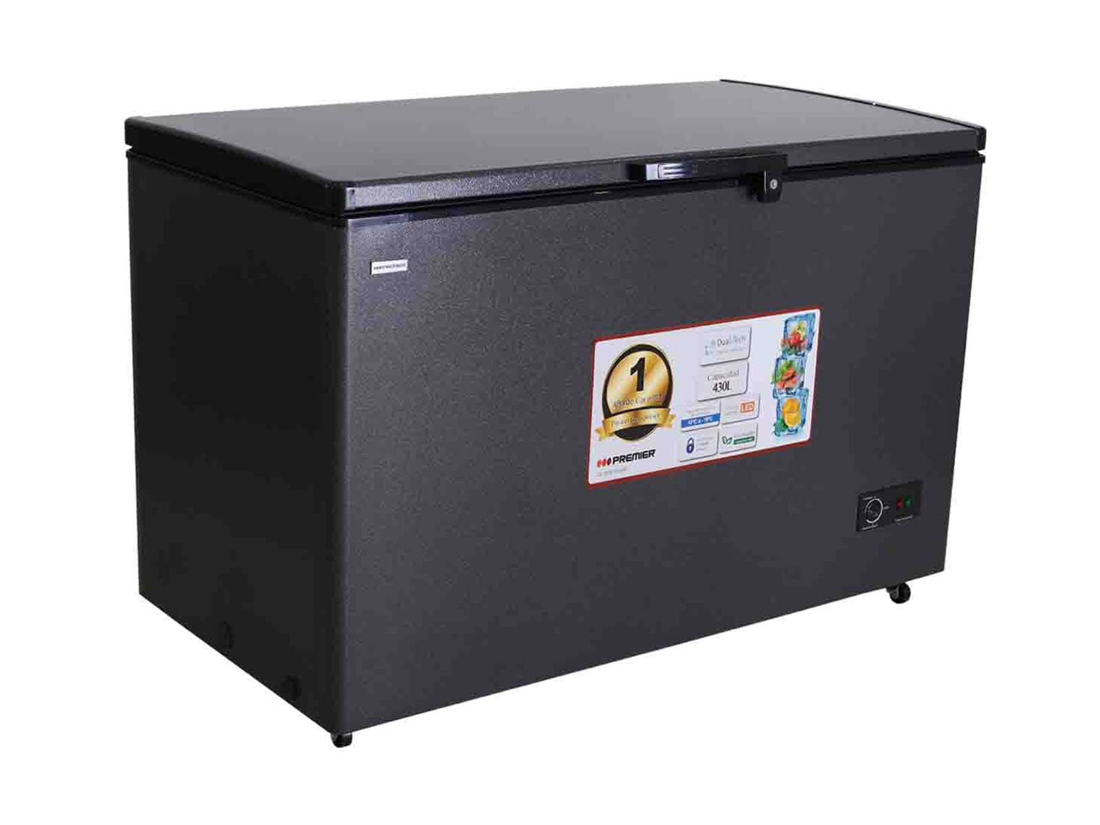 Congelador Baul CG-7659F1D15G Premier Negro