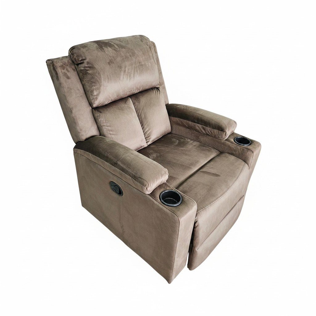 Sillon Reclinable Koala BCHA-VEL-03CAM Chocolate