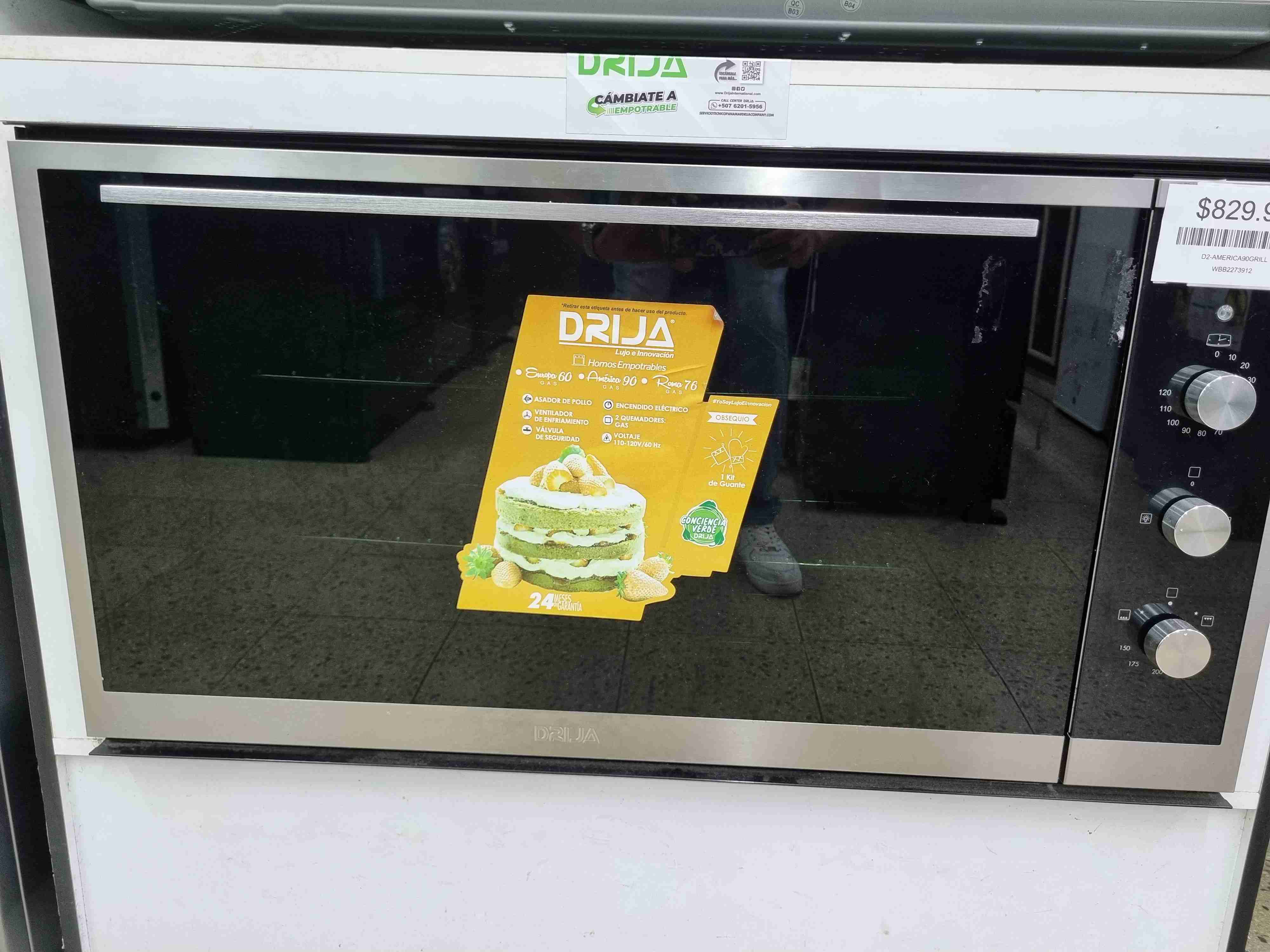 Horno Empotrable 90 America Gas Grill 220 V Drija