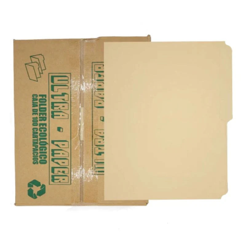 Folder T/Carta Manila ( Caja = 100 Uni )