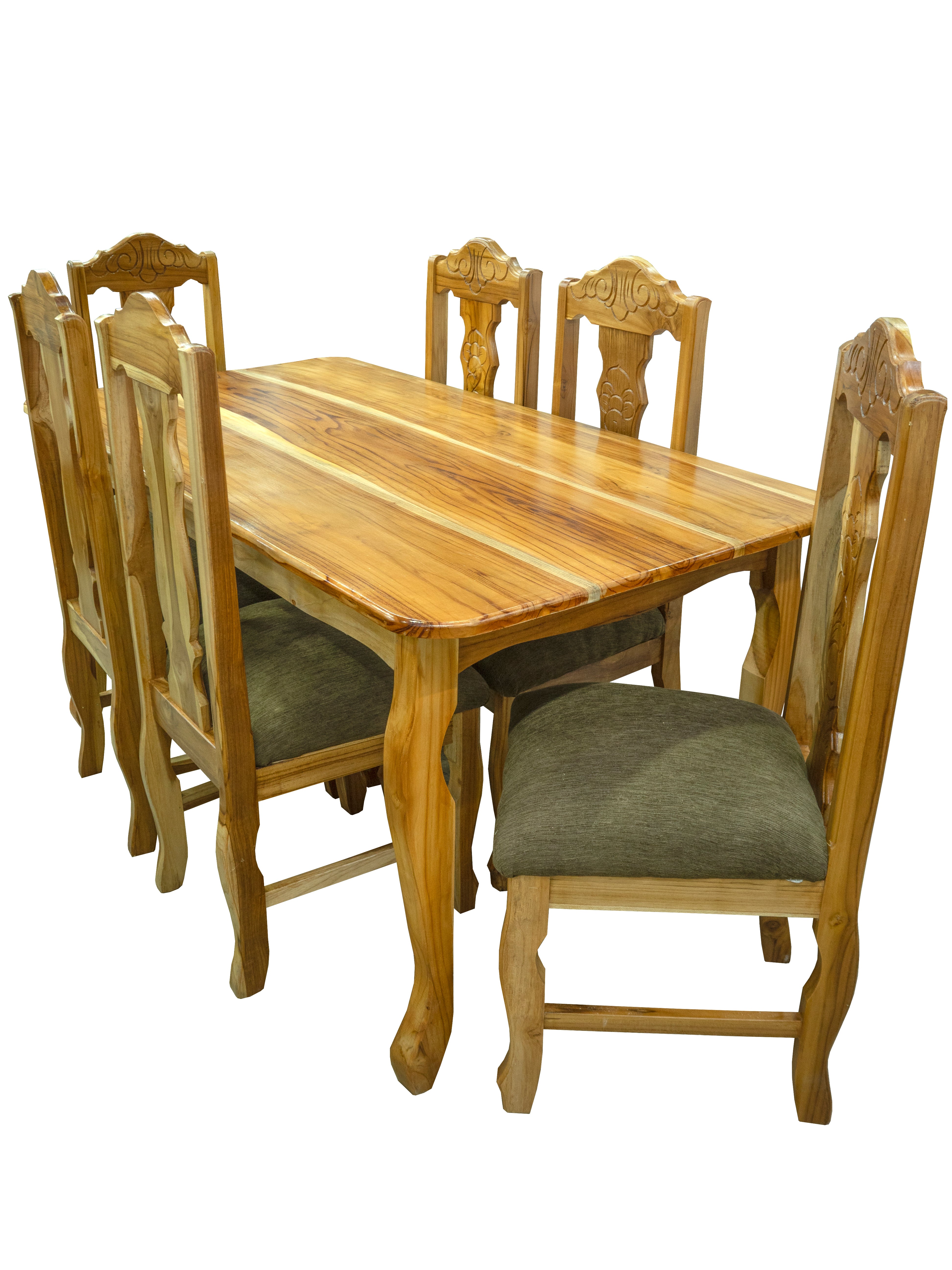 Comedor 6 PTS RECT SOLIDO TECA