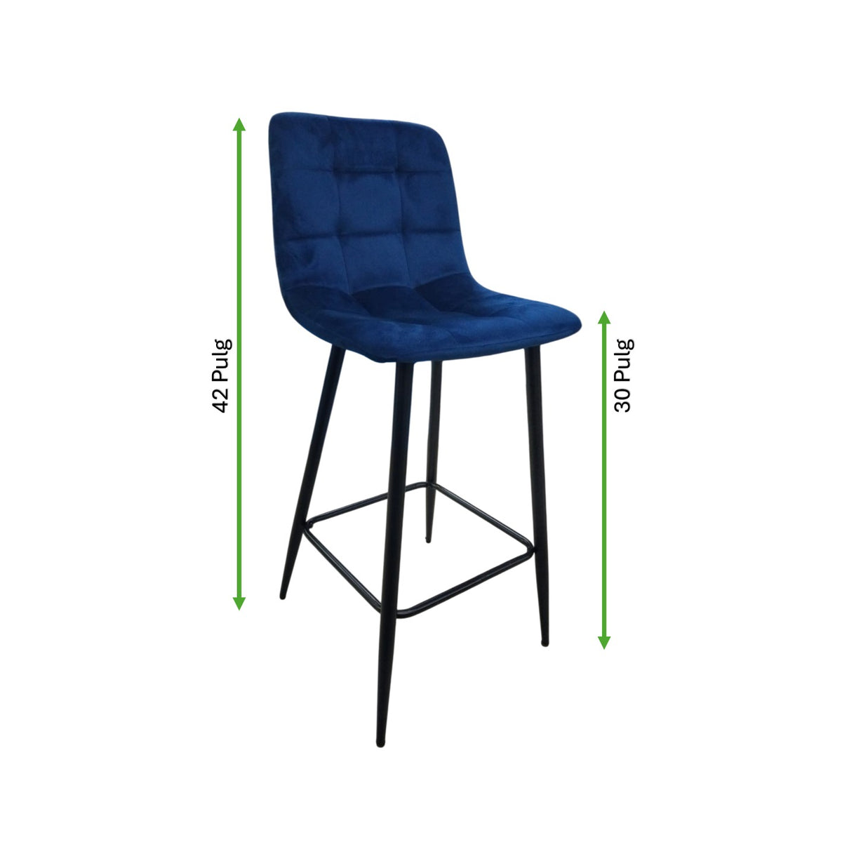 Silla de Bar Franco Gris CH-870 DRKGRY