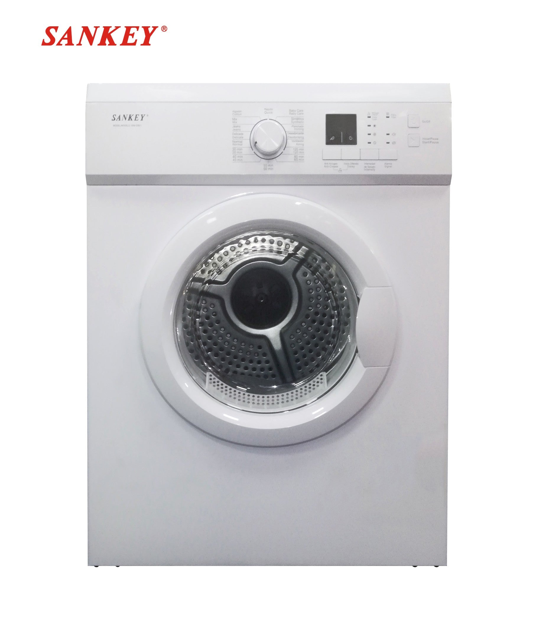 Secadora Electrica 08 KG WM-D801 Sankey