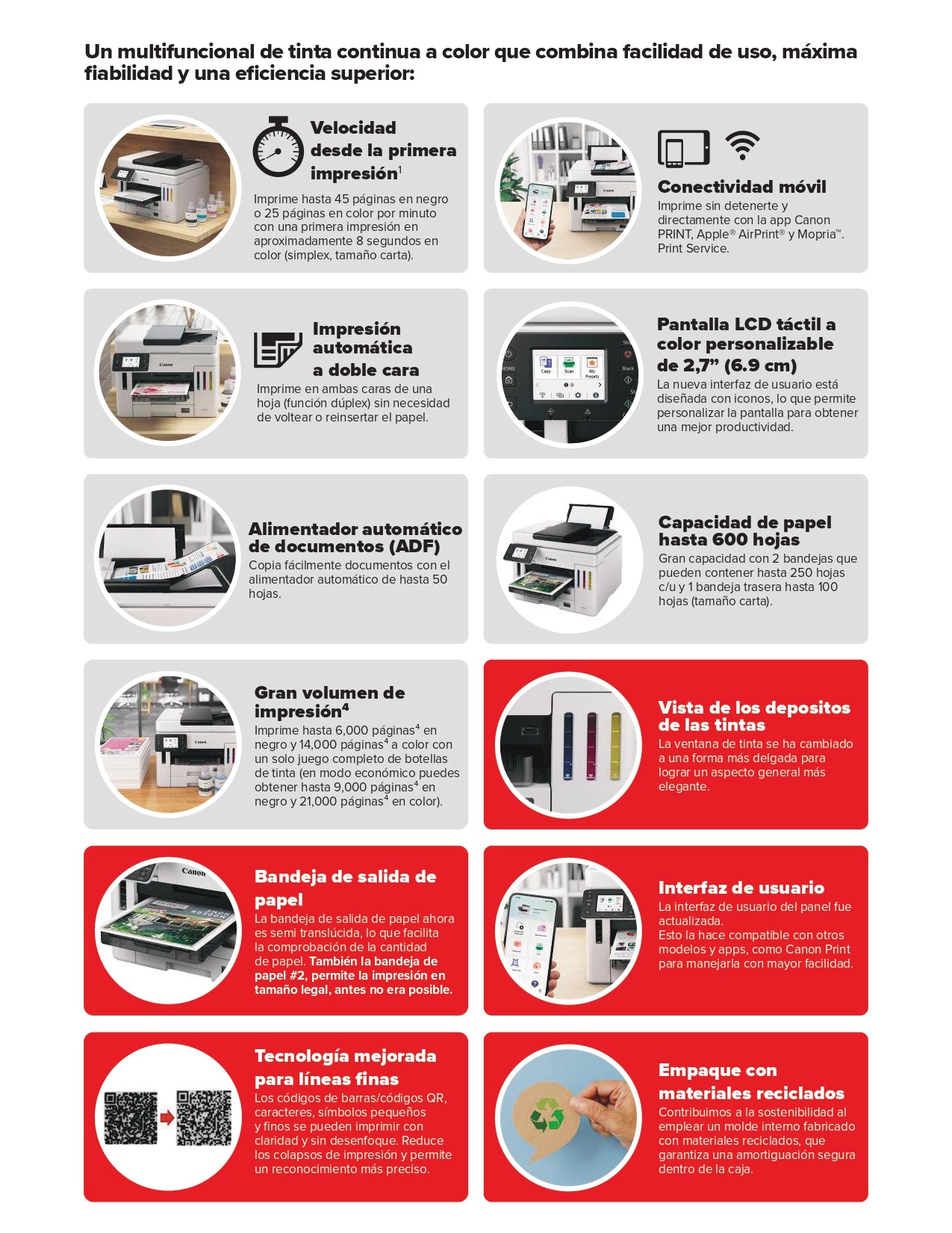 Impresora Multifuncional MAXIFY GX7110 Canon
