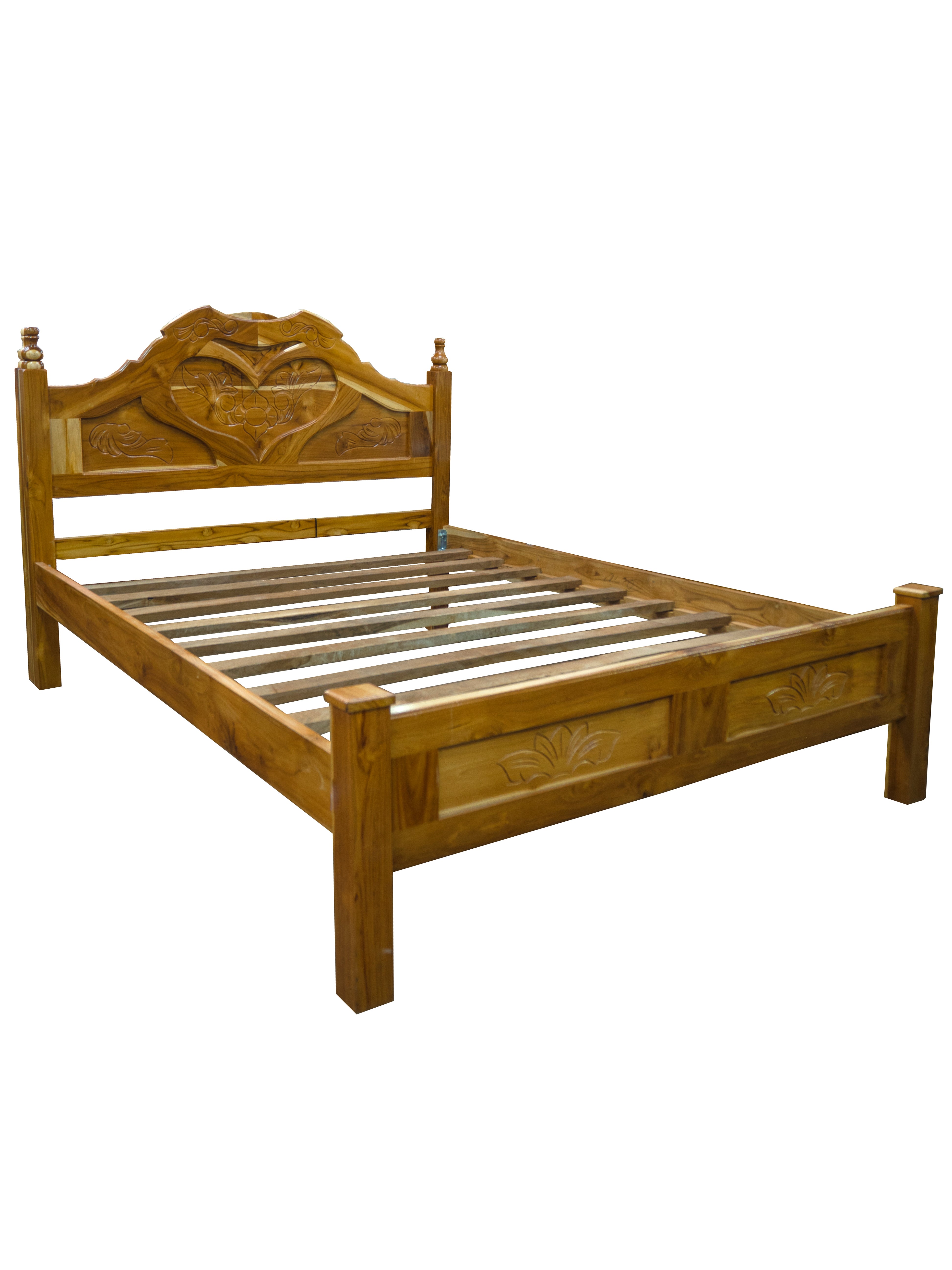 Cama Teca CAMA-03QUEEN-00TECA CORAZON QUEEN
