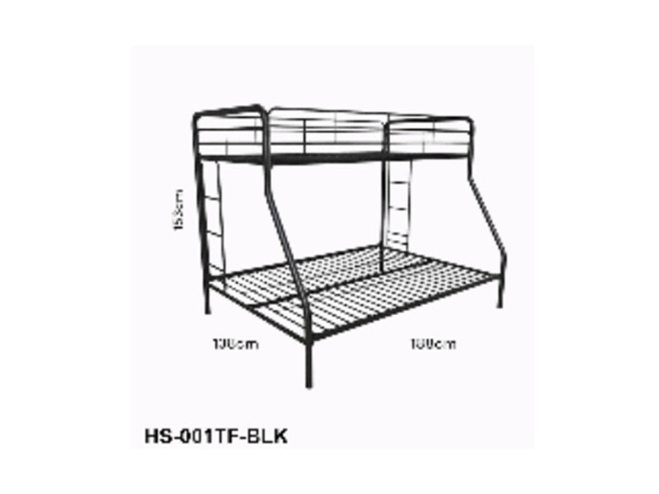 Camarote Twin + Full TF Metal Mixto HS-001TF-BLK