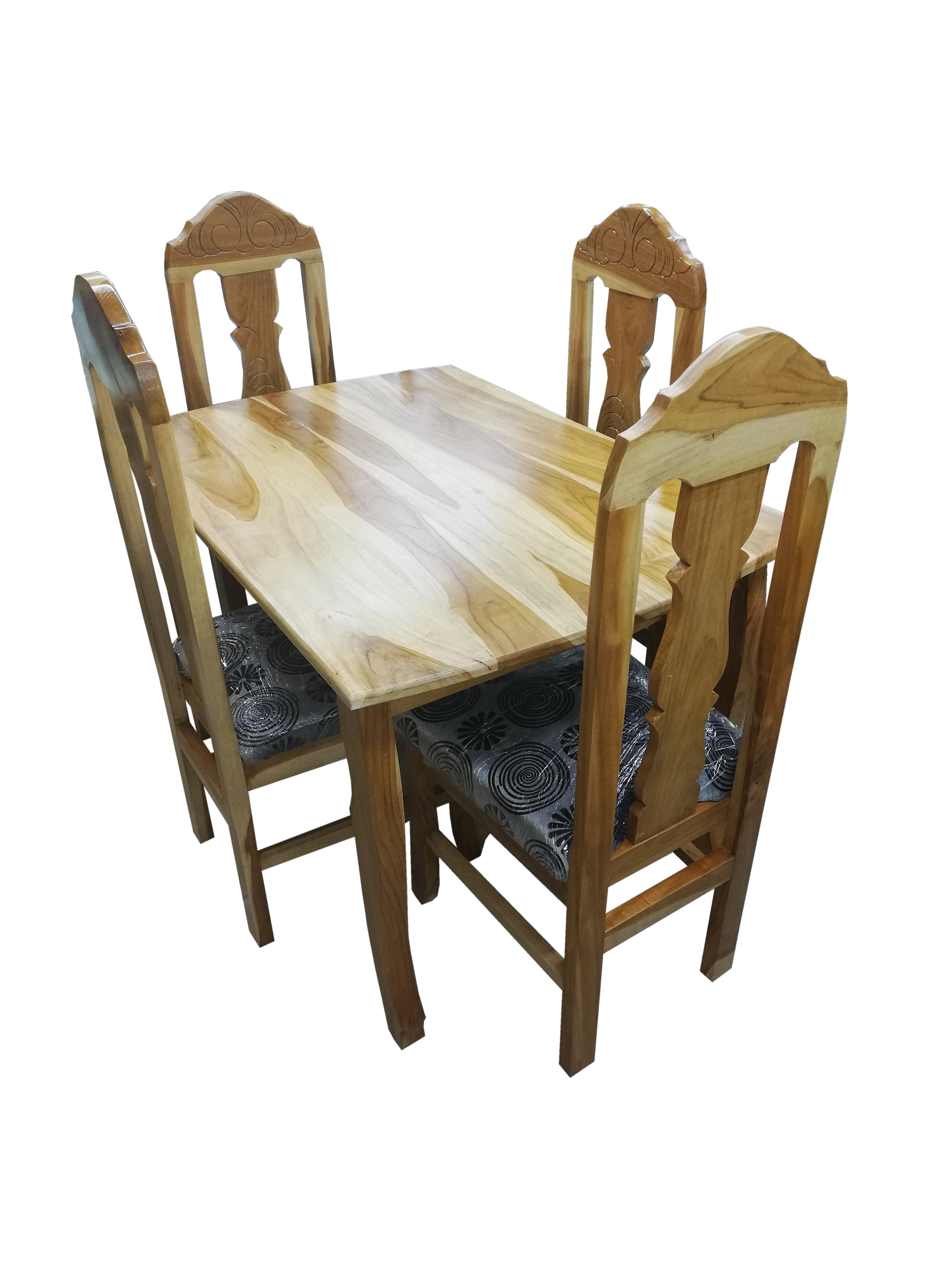 Comedor 4 PTS RECT SOLIDO TECA