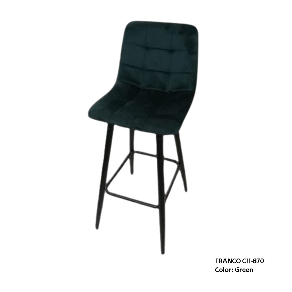 Silla de Bar Franco Verde CH-870 Green