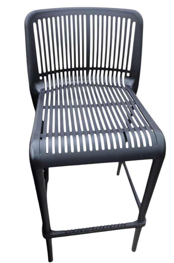 Silla de Bar Alpina ALP-690-BLK NEGRO