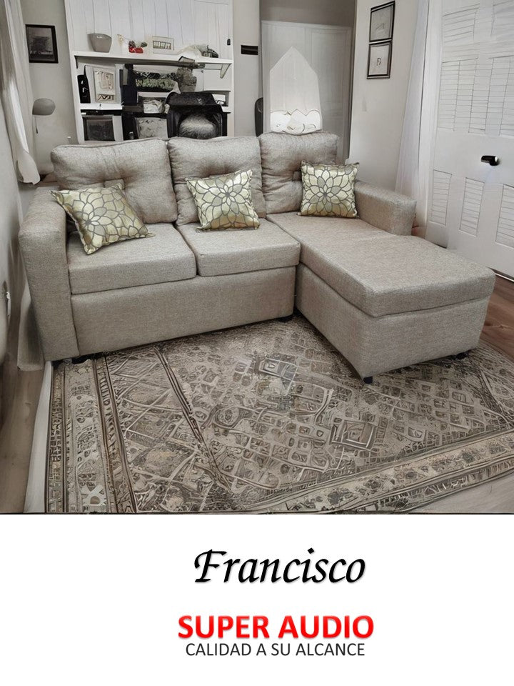 Juego de Sala Sofa L Francisco