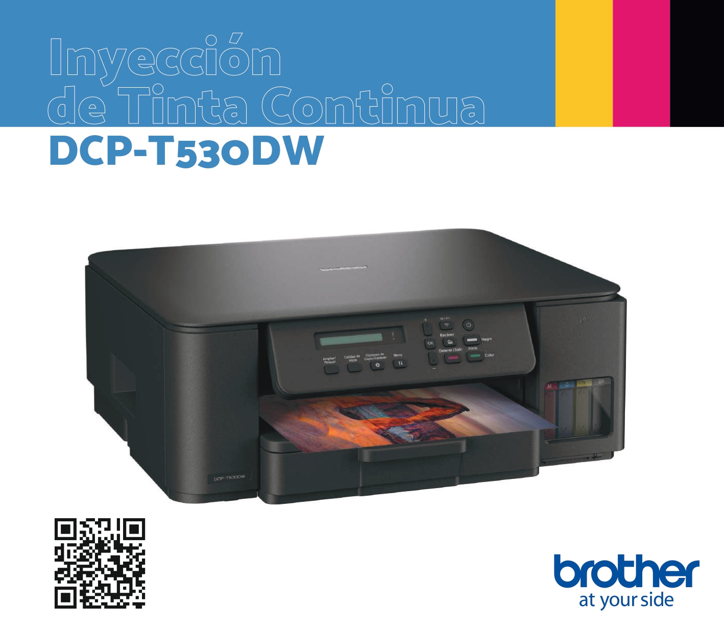 Impresora TANK 3en1 Dúplex WiFi 530 DCPT530DW Brother
