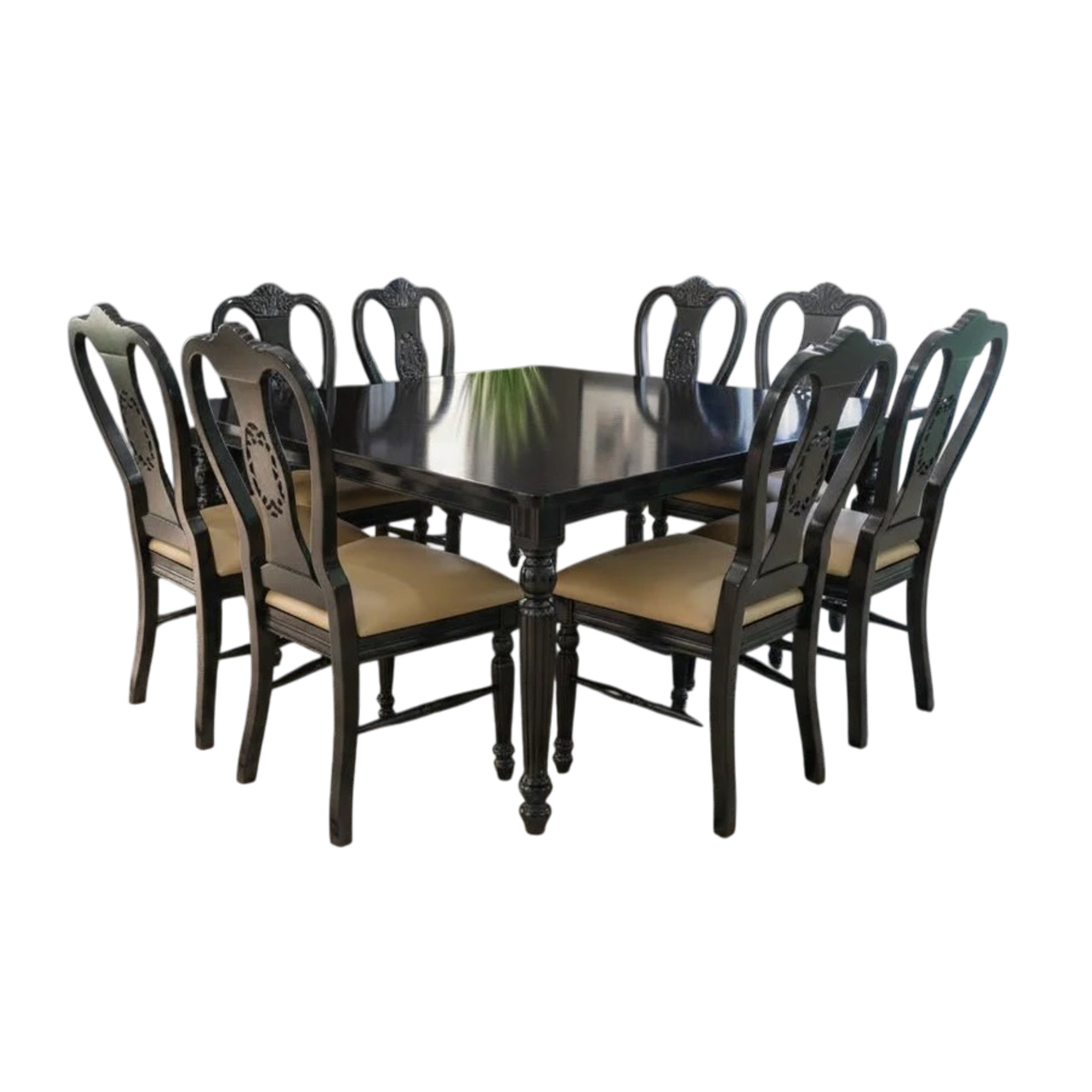 Comedor 8PTS Mesa Praga Cuadrado 8S Cuadrada Sillas Venecia