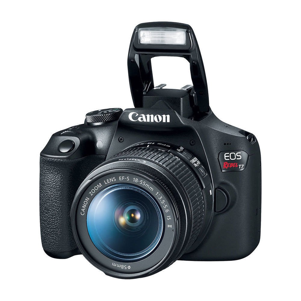 Camara Profesional Canon EOS Rebel T7 Cámara DSLR con Lente 18-55mm IS II