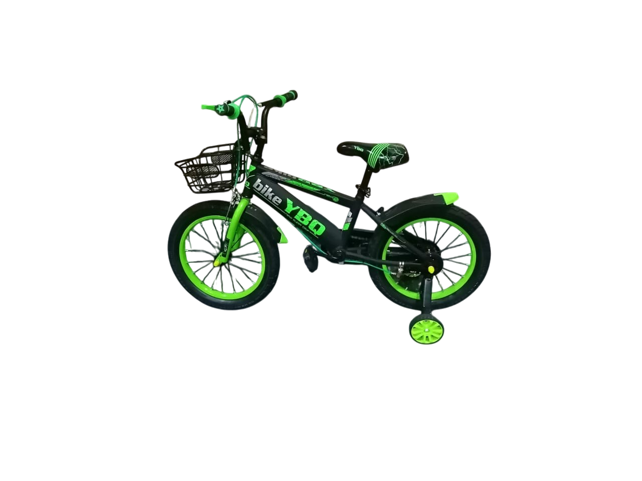 Bicicleta Infantil Negro Verde