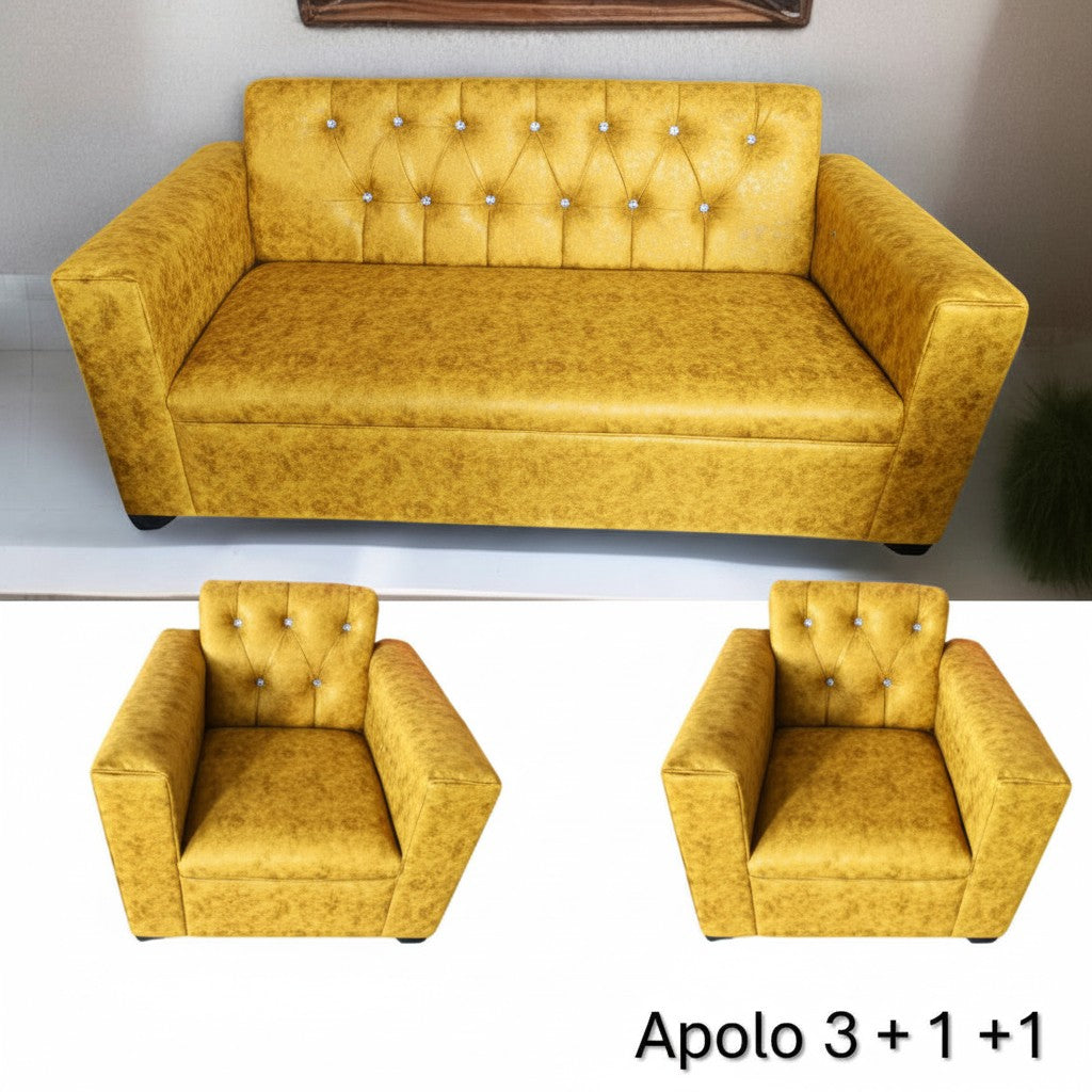 Juego de Sala 5 PTS 3+1+1 Apolo