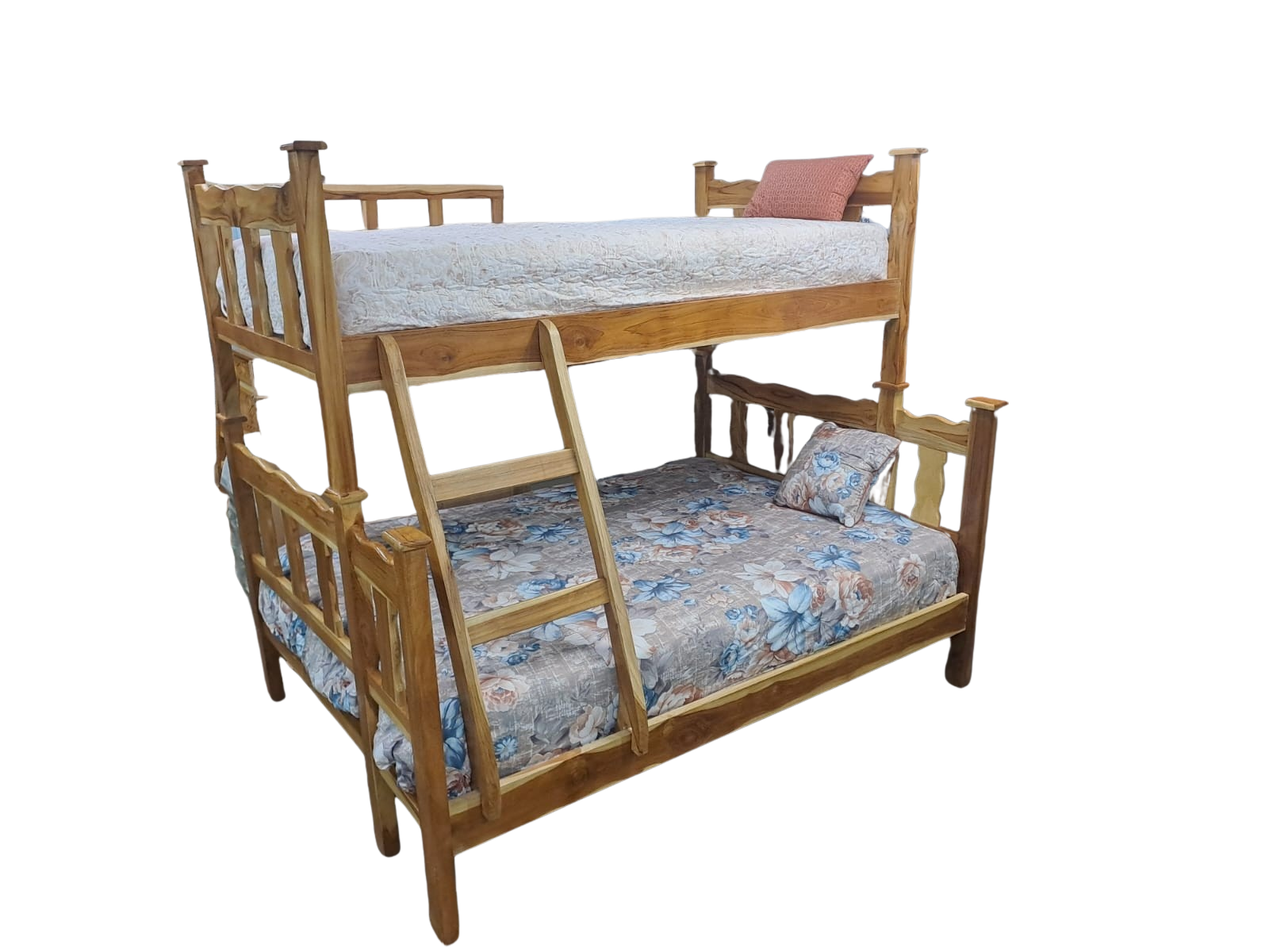 Camarote Marcel TF Mixto Twin + Full Teca Madera
