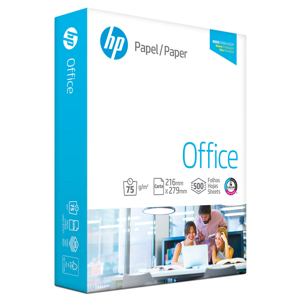 Resma Papel HP Carta 500 Paginas