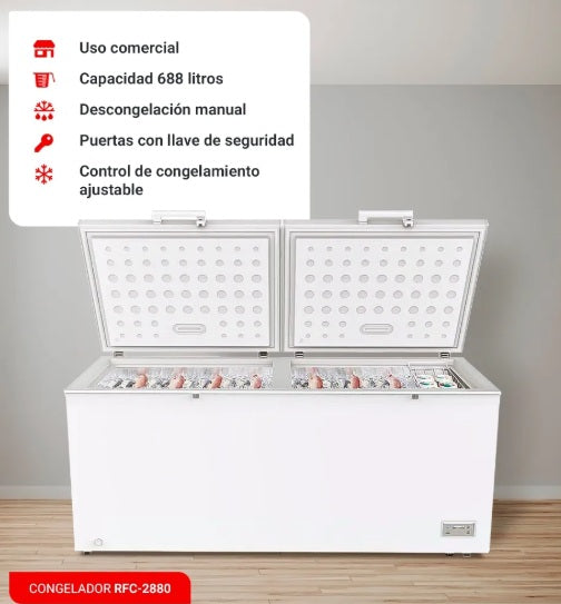 Congelador Baul RFC-2880 Sankey