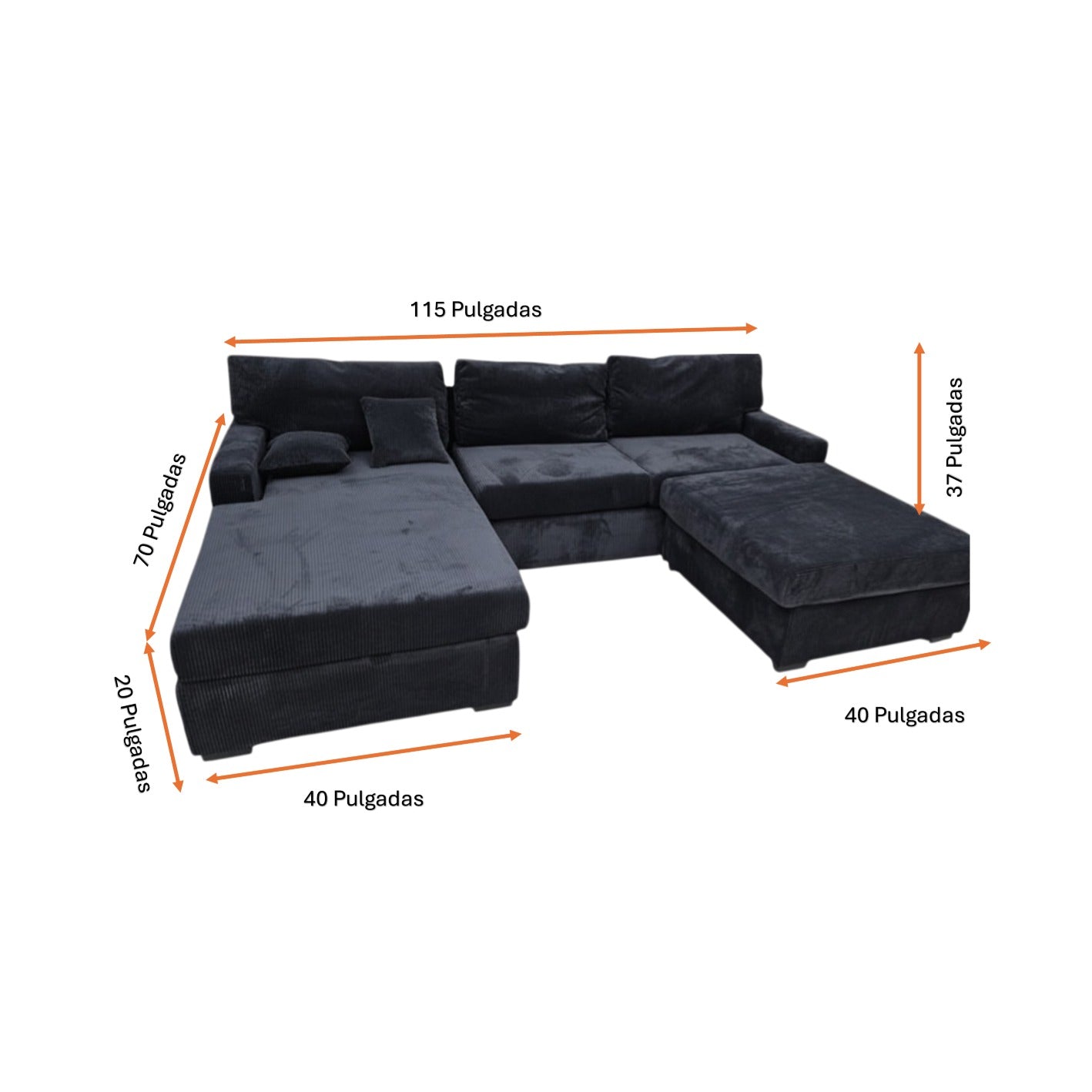 Juego de Sala LALIT SF-4236-CRM Crema