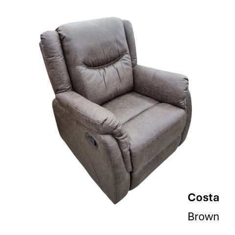 Sillon Reclinable Costa Brown