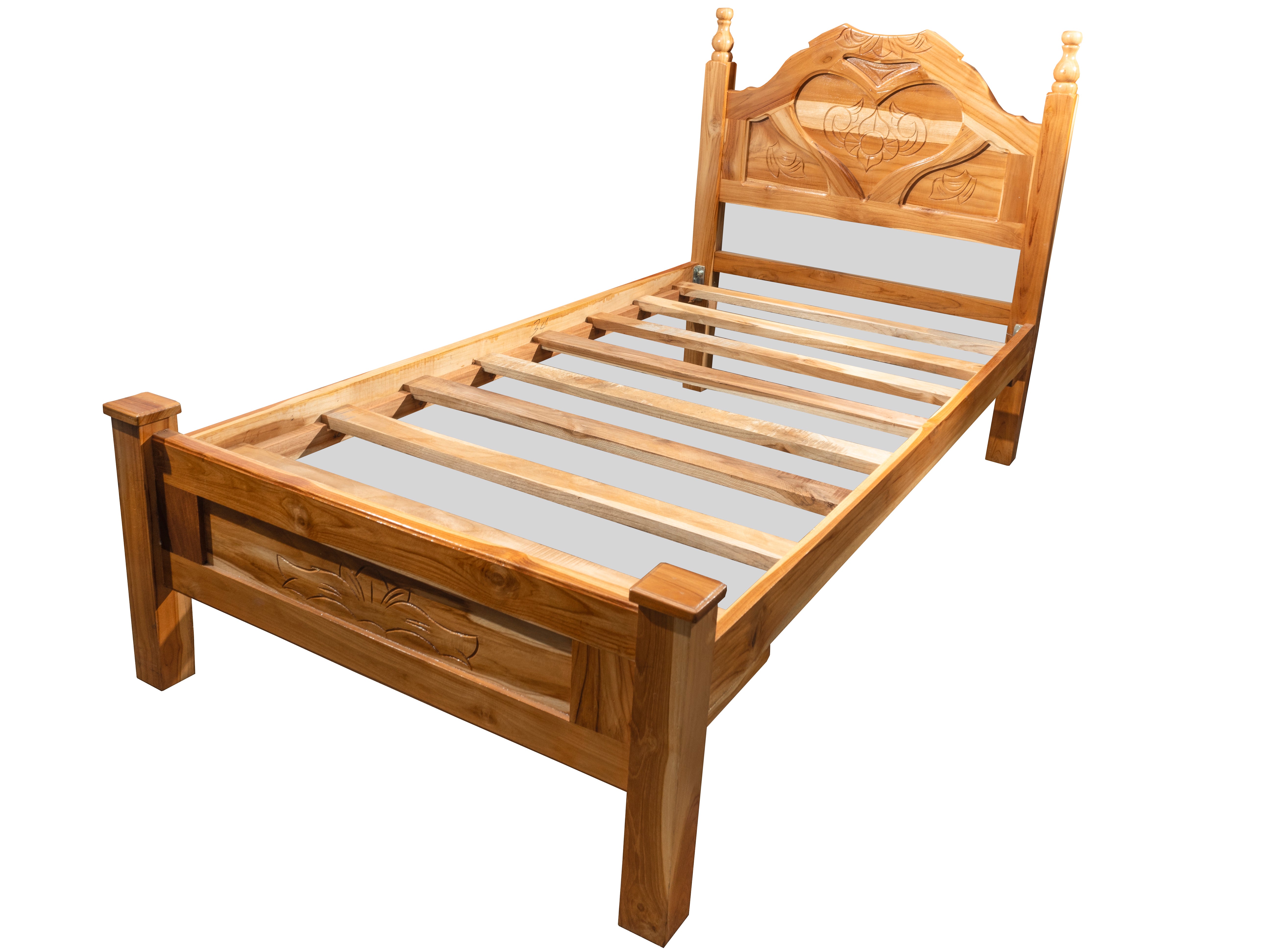 Cama Teca CAMA-01TWIN-00TECA CORAZON TWIN