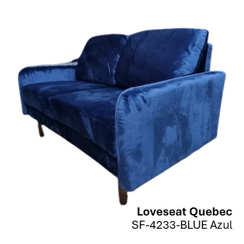 Sofa Loveseat Quebec SF-4233-BLUE Azul