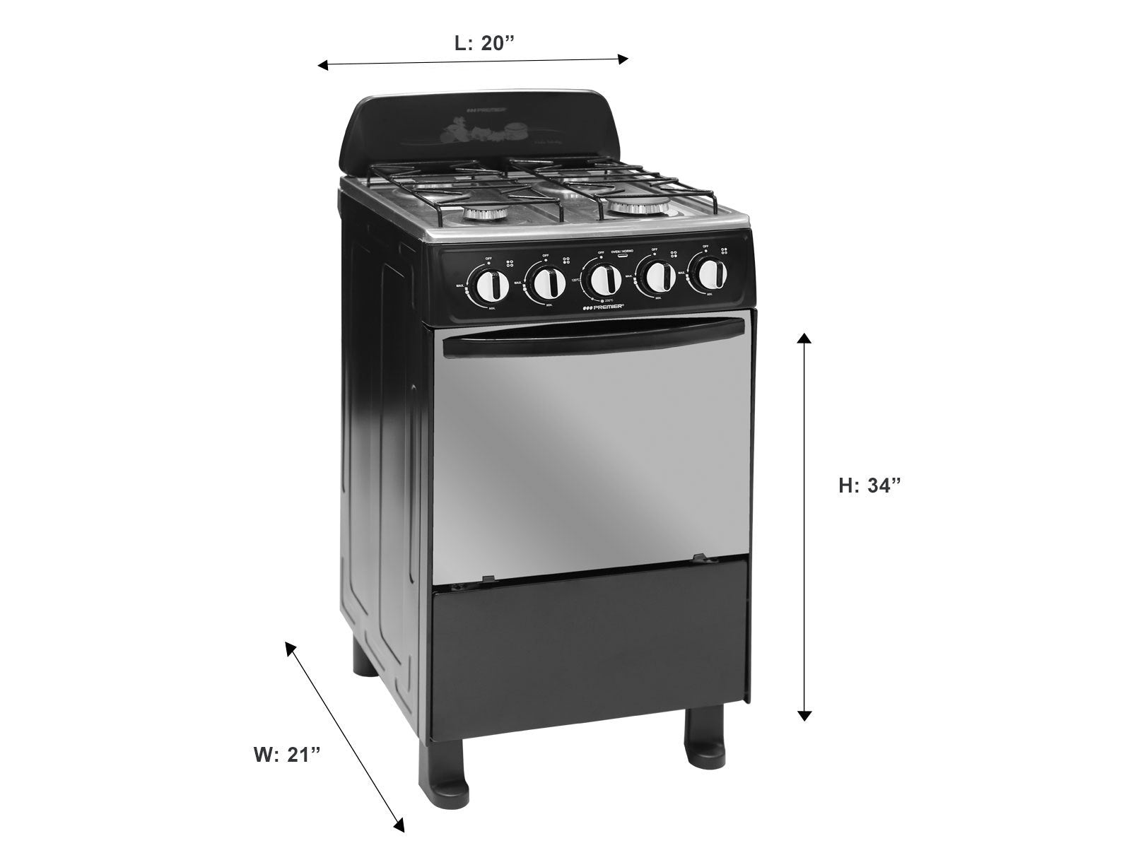 Estufa 4Q 20P EF-8309NG204B Premier