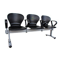 Silla de Espera Oficina DC-3143N (3 Puestos) Negra