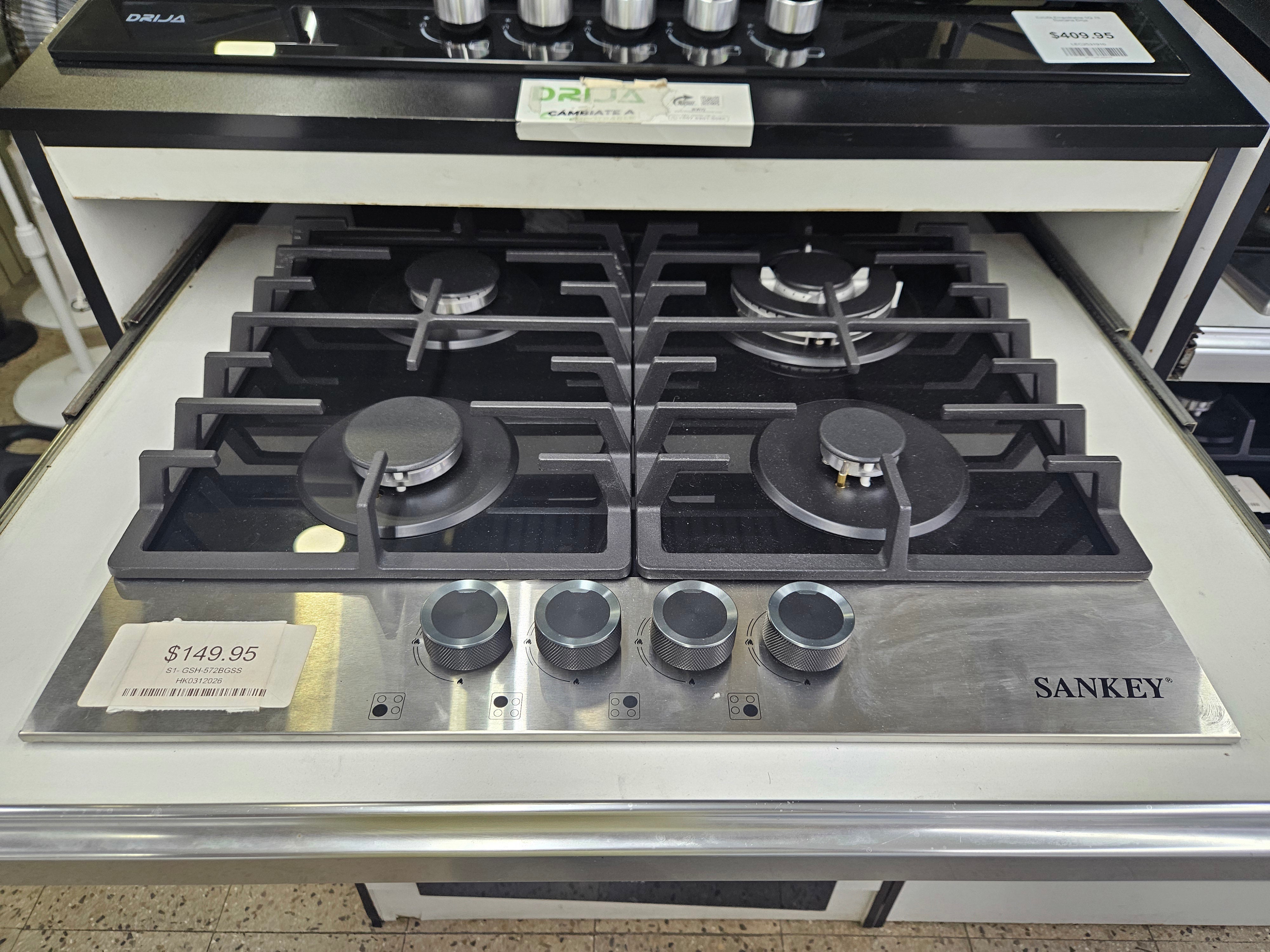 Estufa Empotrable 4Q GSH-572BGSS Sankey